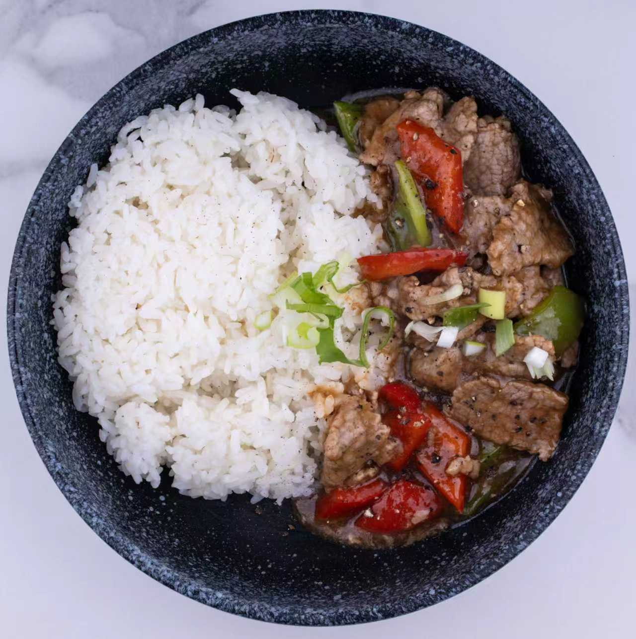 53. RISO CON MANZO AL PEPE NERO